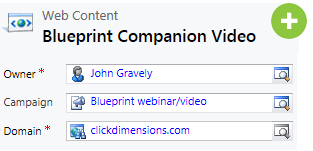 landing page for campaigns